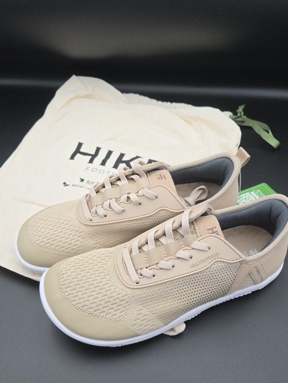 NWT HIKE Footwear Stride (Unisex) Sneaker Beige Barefoot Size EU 39/ US 8 Womens